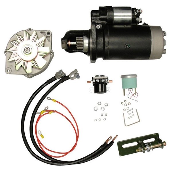 Aftermarket Alternator And Starter Conversion Kit 24V to 12V Fits John Deere 4020 3010 4010 30 ELS60-0192